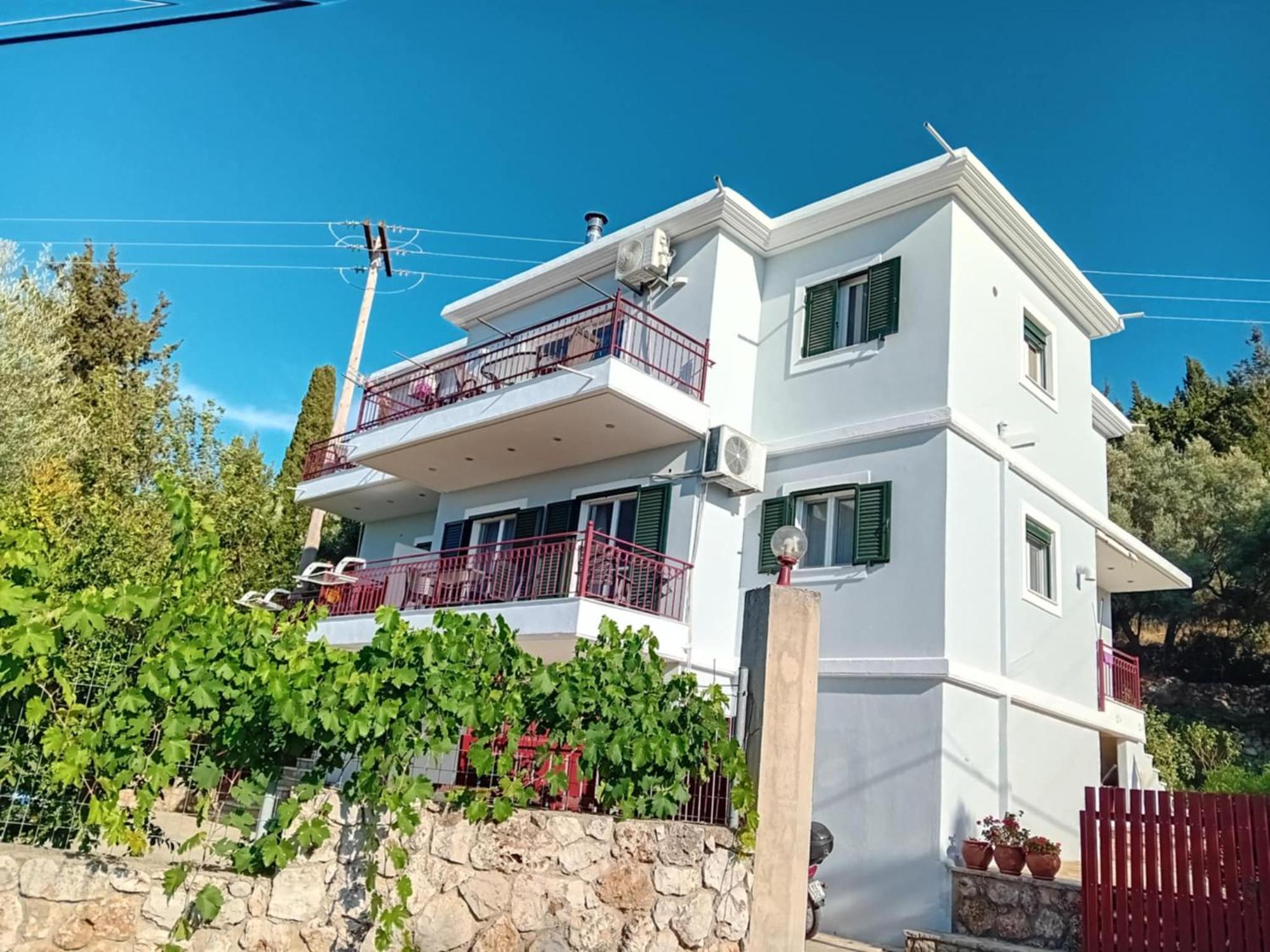 Monika Lefkada Otel Tsoukaládhes Dış mekan fotoğraf